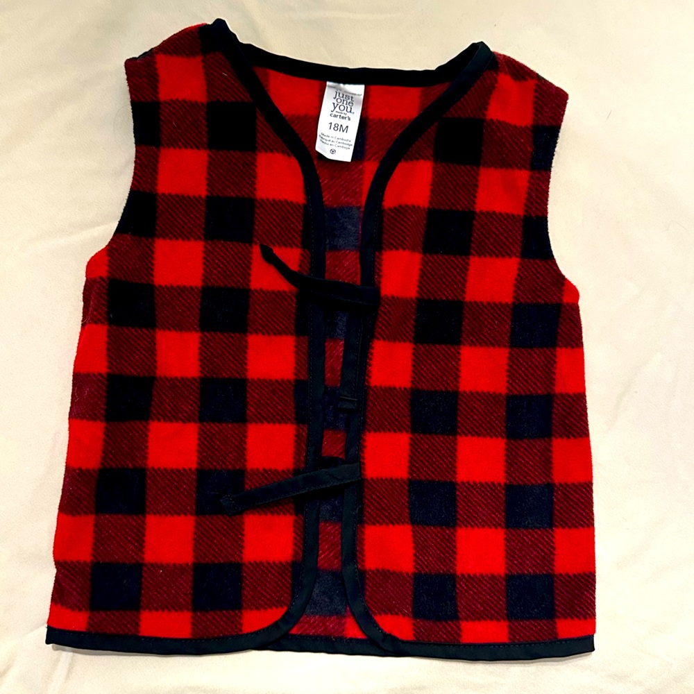 Carter’s Buffalo Plaid Vest